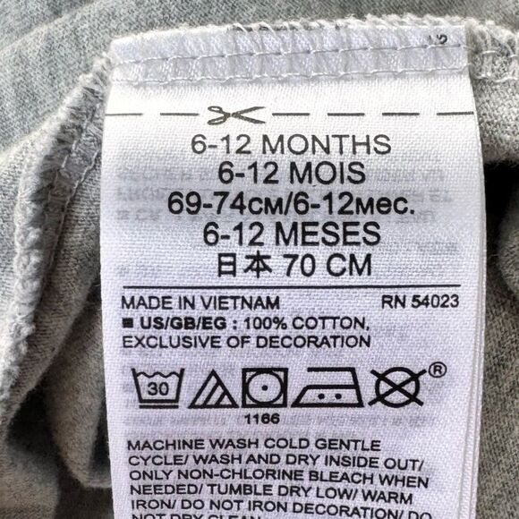 Baby Gap Disney Baby Minnie Mouse Short Flutter Sleeve Bodysuit. 6-12 Months. - Picture 7 of 7